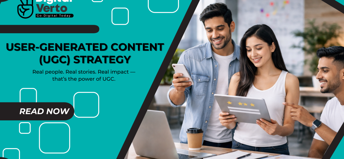 User Generated Content (UGC) marketing concept showing customers creating authentic brand content to build trust and engagement